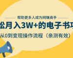 狂赚计划：轻松月入3W+的电子书项目，从0到变现操作流程，亲测有效-吗喽副业资源站
