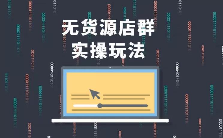 无货源店群实操玩法，蓝海选品的独特思路，店群软件操作方法（45节视频课）-吗喽副业资源站