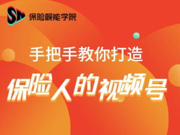 保险视能学院：手把手教你打造保险人的视频号【视频课程】-吗喽副业资源站