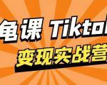 龟课·TikTok变现实战训练营线上第1期，多种变现模式，轻松赚美刀-吗喽副业资源站
