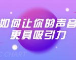 刘琪·如何让你的声音更具吸引力（20节课-完结）-吗喽副业资源站
