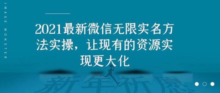 2021最新V芯无限实名方法实操，让现有的资源实现更大化-吗喽副业资源站