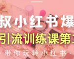 狼叔小红书爆款推广引流训练课第12期，手把手带你玩转小红书-吗喽副业资源站