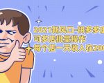 2021新风口-拼多多虚拟店：可多店批量操作，每个店一天收入在200-1000-吗喽副业资源站