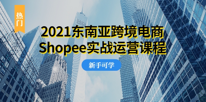 2021东南亚跨境电商Shopee实战运营课程，0基础、0经验、0投资的副业项目-吗喽副业资源站