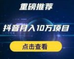 星哥抖音中视频计划：单号月入3万抖音中视频项目，百分百的风口项目-吗喽副业资源站