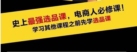 蓝海高利润选品课：你只要能选好一个品，就意味着一年轻松几百万的利润-吗喽副业资源站