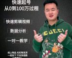 杰妮传媒·抖音快速起号核心实操课：教你新号快速起号，从0到100万过程-吗喽副业资源站