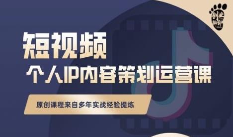 抖音短视频个人ip内容策划实操课，真正做到普通人也能实行落地-吗喽副业资源站