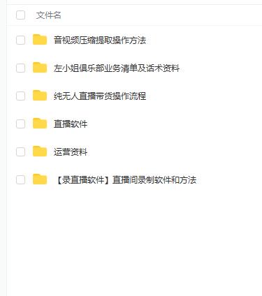 左小姐-直播带货俱乐部十三行、无人直播，全套教程附：工具、文档、话术资料-吗喽副业资源站