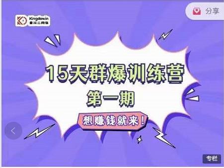金抖云Peter《15天群爆训练营》，破解抖音玄学，群爆心法，起号方式-吗喽副业资源站