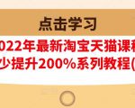 樊剑2022年最新淘宝天猫课程-转化率至少提升200%系列教程(高级)-吗喽副业资源站