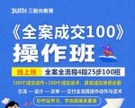 《全案成交100》全案全流程4段25步100招，操作班-吗喽副业资源站