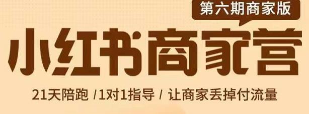 贾真-小红书商家营第6期商家版，21天带货陪跑课，让商家丢掉付流量-吗喽副业资源站