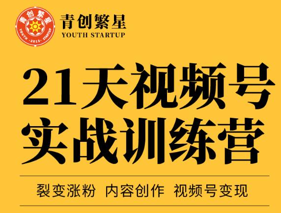 张萌21天视频号实战训练营，裂变涨粉、内容创作、视频号变现 价值298元-吗喽副业资源站