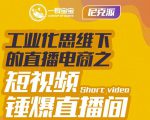 尼克派·工业化思维下的直播电商之短视频锤爆直播间，听话照做执行爆单-吗喽副业资源站