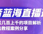 抖音最新蓝海直播玩法，3分钟赚30元，一天轻松1000+，只要你去直播就行【详细玩法教程】-吗喽副业资源站