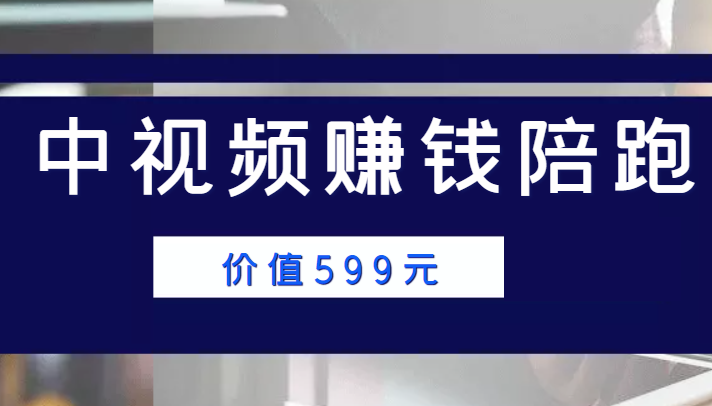 中视频赚钱陪跑，卖中视频账户赚钱收益陪跑项目（价值599元）-吗喽副业资源站