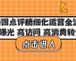 美团点评精细化运营全流程：高曝光高访问高消费转化-吗喽副业资源站