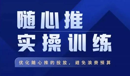 飞哥·随心推实操训练，优化随心推投放，避免浪费预算-吗喽副业资源站