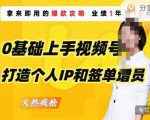 0基础上手视频号打造个人IP和签单增员，保险从业者即学即用的视频号爆款攻略，助你变现百万保费-吗喽副业资源站