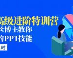 PPT高级进阶特训营:百万粉丝博主教你进阶你的PPT技能(98节课程+PPT素材包)-吗喽副业资源站