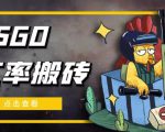 外面9800的CSGO汇率搬砖项目，一个月轻松赚几千【选品软件+详细教程】-吗喽副业资源站