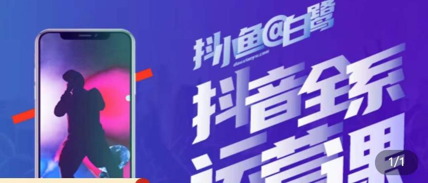 白鹭·主播内训营，运营主播话术起号进阶能力提升-吗喽副业资源站