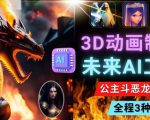 利用未来Ai工具LeiaPix，静态图转换3D动画，Lexica和Chat GPT制作精彩视频-吗喽副业资源站