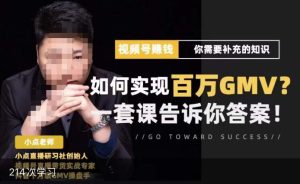 视频号变现进阶课,视频号六大变现模式,对平台的各项功能详细讲解,让你快速选择赛道-吗喽副业资源站