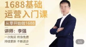 1688运营基础入门系统课，​20课时带你系统性解析1688运营-吗喽副业资源站