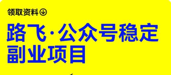 路飞·公众号稳定副业项目，你只要无脑去推广，粉丝和收入，自然就来了-吗喽副业资源站