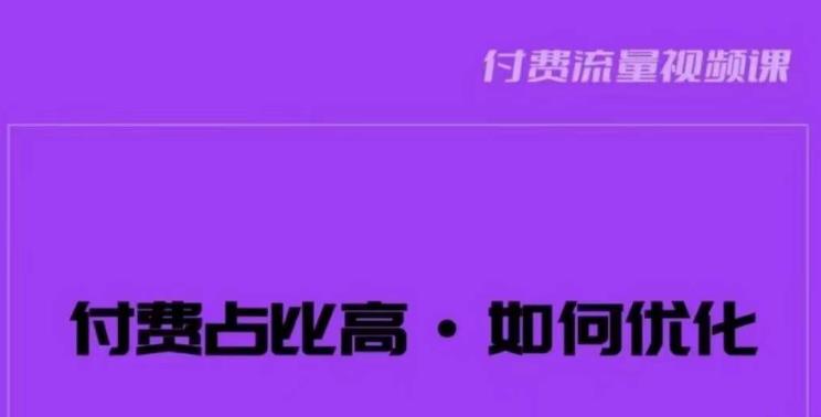 波波-付费占比高，如何优化？只讲方法，不说废话，高效解决问题！-吗喽副业资源站