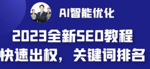 2023最新网站AI智能优化SEO教程,简单快速出权重,AI自动写文章+AI绘画配图-吗喽副业资源站