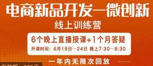 南掌柜·电商新品开发——微创新，电商新品微创新是你企业发展的护城河-吗喽副业资源站