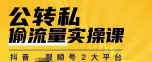 群响公转私偷流量实操课，致力于拥有更多自持，持续，稳定，精准的私域流量！-吗喽副业资源站