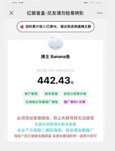 盲盒交友5.0，男粉变现实操项目，亲测变现效果极好【揭秘】-吗喽副业资源站