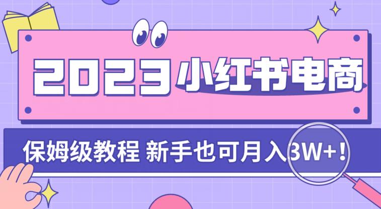 阿本小红书电商陪跑营4.0，带大家从0到1把小红书做起来-吗喽副业资源站