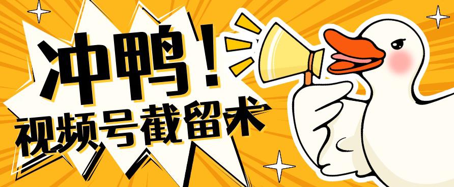 全球首发-视频号无限截留术-你不知道的流量沃土-吗喽副业资源站