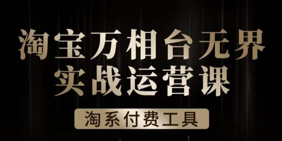 沧海·淘系万相台无界实战运营课，万相台无界实操全案例解析-吗喽副业资源站