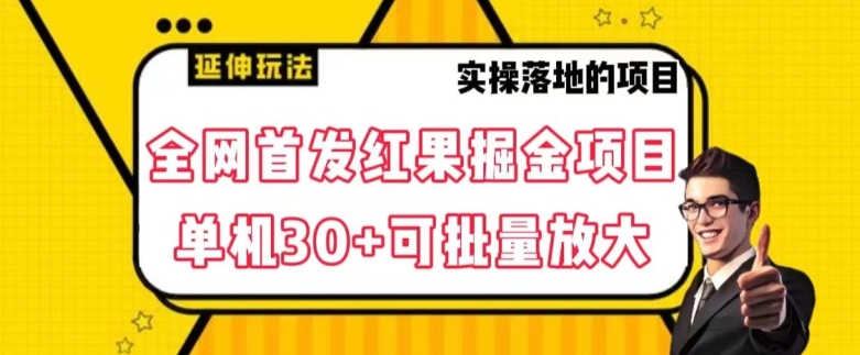 全网首发红果免费短剧掘金项目，单机30+可批量放大【揭秘】-吗喽副业资源站