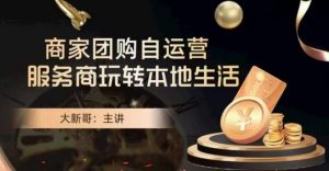 大新哥·商家团购自运营-玩转本地生活-吗喽副业资源站