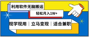 低密度新赛道视频无脑搬一天1000+几分钟一条原创视频零成本零门槛超简单【揭秘】-吗喽副业资源站