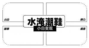 2024全新冷门水淹潮鞋无人直播玩法，小白也能轻松上手，打爆私域流量，轻松实现变现【揭秘】-吗喽副业资源站