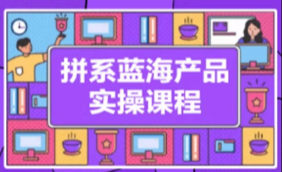 拼系冷门蓝海产品实操课程，从注册店铺到选品上架到流量维护环环相扣-吗喽副业资源站