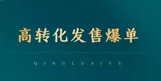 高转化发售爆单，引爆私域成交，打破运营全链-吗喽副业资源站