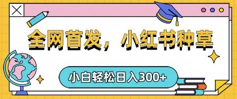 小红书种草，手机项目，日入3张，复制黏贴即可，可矩阵操作，动手不动脑【揭秘】-吗喽副业资源站